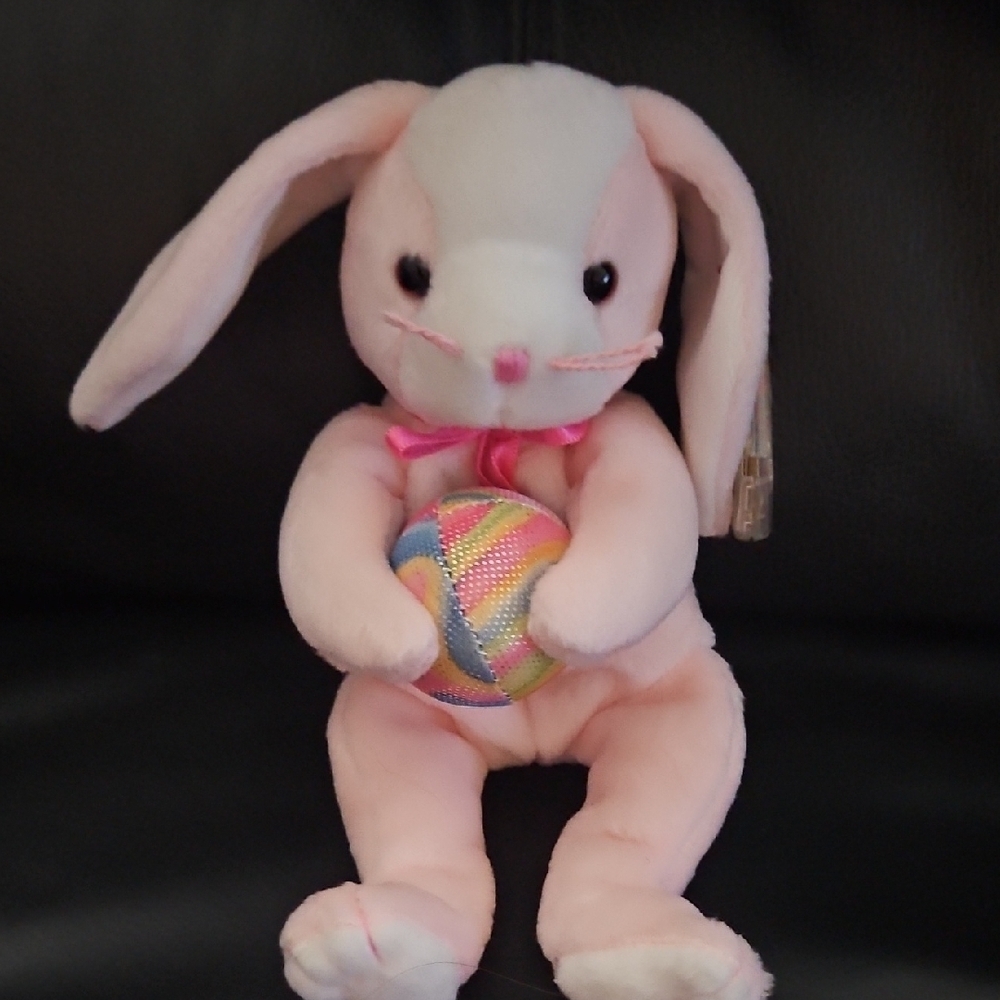 TY Beanie Eggerton Baby, TY Original, Easter Bunny 8.5 Inch New